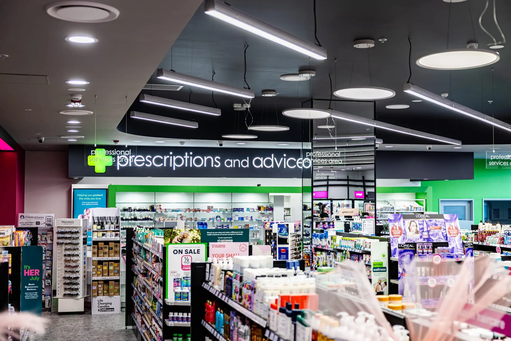 Prescriptions and advice dispensary